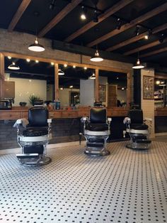 the salon is clean and ready to be used for hairdresser's customers