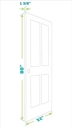 the measurements for an exterior door and side paneled glass doors are shown in this drawing