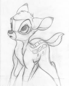 a pencil drawing of a deer holding a soccer ball