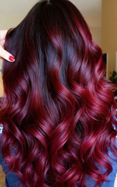 #usa #usatoday #united #haircolor Winter Hair Color Red, Red Hair Bright, Dark Cherry Hair Color, Dark Cherry Hair, Stylish Hair Colors, Highlighting Techniques, Hair Colour Inspo, Hairdressing Training