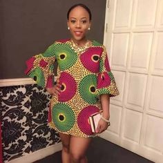 Bas Large, Latest Ankara Short Gown, Short Ankara Dresses, Ankara Short, Trendy Ankara Styles, Ankara Short Gown Styles, African Print Dress Ankara