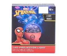 the spider - man projector light is in its box