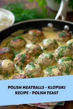 polish meatballs - klopski recipe - polish feast