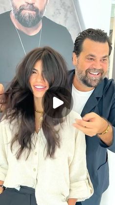 Mounir on Instagram: "Haircut transformation by @mounir" 2024 Haircut Long, Long Hair Before And After Haircuts, Jlo Haircut, Thick Shaggy Haircut, Haircut For Double Chin Face, Kylie Haircut, Hair With Volume On Top, Long Bangs Medium Hair, Drastic Hair Change Before And After