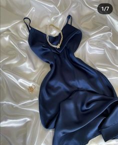 Sleeveless Satin Mini Dress For Night, Elegant Blue Mini Dress For Night, Night Satin Dress With Spaghetti Straps, Elegant Fitted Blue Suspender Dress, Fitted Sleeveless Midi Dress For Night, Satin Dresses With Spaghetti Straps For Night, Sleeveless Summer Night Dresses, Summer Night Sleeveless Dresses, Elegant Blue Camisole Dress