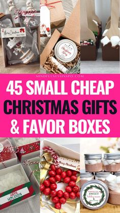 small cheap christmas gifts and favors