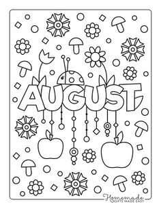 Christmas doodles Free Summer Coloring Pages, Summer Coloring Pages For Kids, Summer Coloring Sheets, Free Printable Coloring Sheets, Summer Coloring, Coloring Calendar, Summer Coloring Pages, Printable Coloring Sheets, Christmas Fonts