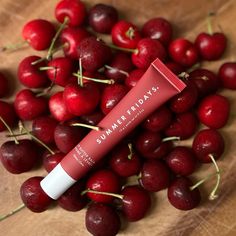 Summer Fridays Cherry Lip Butter Balm Summer Fridays Cherry Lip Balm, Summer Fridays Lip Balm Cherry, Cherry Summer Fridays, Lip Butter Balm, Summer Fridays Lip Balm, Cherry Kiss, Cherry Lip Balm, Candy Clothes, Cherry Season