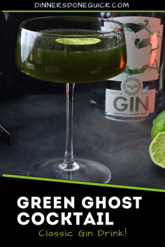 Unveil the mysterious and classic allure of the Green Ghost Cocktail, a gin-based drink with a vibrant green hue perfect for any occasion, especially Halloween! This vintage cocktail combines the rich flavors of gin, lime, and a hint of herbal intrigue, offering a perfect blend of refreshment and complexity. Whether you're hosting a spooky soirée or just enjoying a quiet evening, the Green Ghost is a timeless choice that never fails to impress. 🍸 #GinCocktail #ClassicCocktail #HalloweenDrinks Halloween Gin Drinks, Halloween Gin And Tonic, Green Halloween Drink, Green Halloween Cocktail, Ghost Cocktail, Liquified Ghost Cocktail, Chartreuse Cocktail, Cocktail Halloween, Halloween Brew