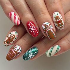 PRICES MAY VARY. Cute Christmas Press on Nails:There are 24 Christmas press on nails in one pack,Beautiful and cute press on nails false nails comes with has 12 different sizes,you can chose them to bepolished to the most suitable size,it fits any finger perfectly. Easy to Use:Full cover acrylic nails just choose the nail piece that suits you,polish the nail bed,stick the jelly glue we give away on your nails,then press the cute fake nails on the nails for 30 seconds to get the natural manicure that girls love. High Ouality Material False Nails:These Christmas false nails are made of quality acrylic material,non-toxic and gentle to your nails and skin,durable and not easy to be scratched, will give you a nice manicure experience. Christmas False Nails:Christmas Fake nails suitable for prof Nail Art Noel, Halloween Fest, Festive Nail Art, Cute Christmas Nails, Snowflake Nails, Festival Nails, Xmas Nails, Stick On Nails, Christmas Nail Designs