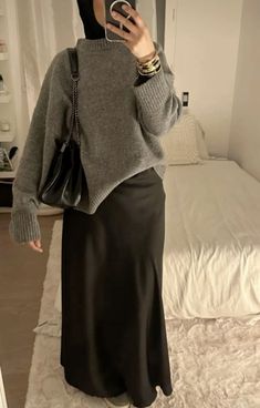 Formal Winter Outfits, Modest Winter Outfits, Islamic Clothes, Smart Casual Women Outfits, Muslim Outfits Casual