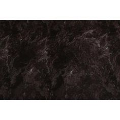 a black marble textured wallpaper with white trim and dark brown veining on the edges