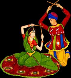 Gujarat Culture Drawing, Garba Dance Photography, Dandiya Images, Dandiya Poses, Navratri Illustration, Dandiya Decoration, Baby Animal Nursery Art, Memory Drawing, Garba Dance