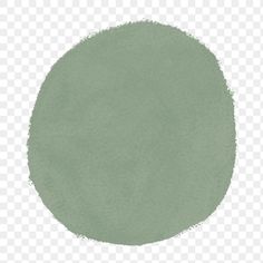 a green circle painted with white paint