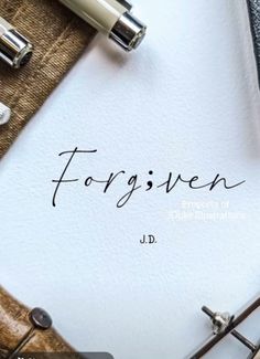 Forgiven tattoo with semi colon Colon Tattoo Meaning, Forgiven Tattoos For Women, Seni Colon Tattoo, Forgiveness Tattoo Ideas, Very Meaningful Tattoos, Forgiven Tattoo, Tattoo Ideas Semicolon, Fem Tattoos, Praying Tattoo