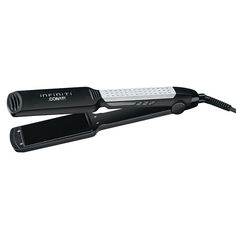 Get the sleek, smooth style you want without damaging your hair, thanks to this Conair Infiniti solid ceramic hair straightener. Pure ceramic plates ensure even heat distribution. Plates glide smoothly to reduce frizz and promote shine. Infrared energy helps protect hair's natural luster. Ultra-high heat levels are able to straighten all hair types. 30-second instant heat-up provides almost no wait time. LED temperature setting and instant heat recovery. Automatic shut-off provides added safety. Straight Iron, Sally Beauty Supply, Short Hairstyles Fine, Ceramic Hair Straightener, Ceramic Hair, Styling Iron, Hair Straighteners, Sally Beauty, All Hair Types