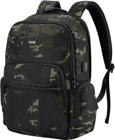 Camouflage Backpack, Personalized Backpack, Laptop Rucksack, Cloth Bag, Camouflage, Laptop, Computer, Bags For Women, Backpacks