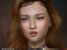 Daerilia | Babyhair N1 - N4 Update Sims 4 Cc Hairline, Cc Skin, Glitter Tights, Sims 4 Cc Skin, Ethnic Hairstyles, Sims Hair, Sims Community, See You Again