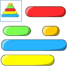 an image of different shapes and colors