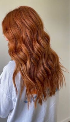 Copper Red Hair, Natural Red Hair, Red Hair Inspo, Hair Color Auburn, Copper Hair Color, Long Red Hair