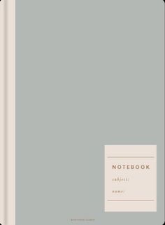 the notebook is open and ready to be used as a notepad or book cover