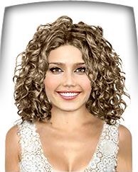 Medium Length Naturally Curly Hairstyles | Same Haircut Different Styles : Hairstyles | TheHairStyler.com Curly Fine Hair, Naturally Curly Hair Cuts, Black Bobs, Natural Hair Styles Ideas, Mid Length Curly Hairstyles, Naturally Curly Hairstyles, Shoulder Length Haircut, Cuts Hair Styles, Medium Length Curls