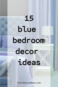 15 blue bedroom decor ideas Teal Bedrooms, Blue Bedroom Ideas For Couples, Blue Bedroom Decor Ideas, Bedrooms Ideas For Couples, Relaxing Room, White Bedrooms, Blue Bedroom Walls, Blue Painted Walls