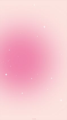 a pink and white background with stars in the sky on it's left side