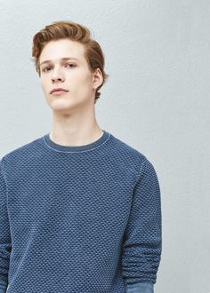 Sven de Vries Men Fashion 2020, Men's Knitwear, Men Closet, Spring Knits, Mens Cuts, Mango Man, Men Model, Knitwear Men, Summer Boy