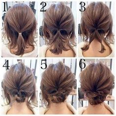 Easy Updos For Medium Hair, Up Dos For Medium Hair, Medium Short Hair, Girl Braids, Summer Hairstyles For Medium Hair, Short Wedding Hair, Penteado Cabelo Curto, Short Hair Updo