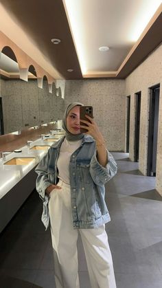 Outfit Hijab Summer, Hijab Fashion Summer, Simple Style Outfits, Hijab Style Casual