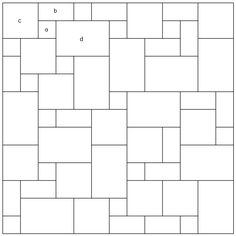 an image of a tile pattern that looks like it is made out of squares and rectangles