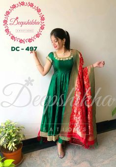 Pattu Anarkali Dress Designs, Narayanapeta Long Frock Designs, Pattu Chudidhar Designs, Traditional Blouse Designs