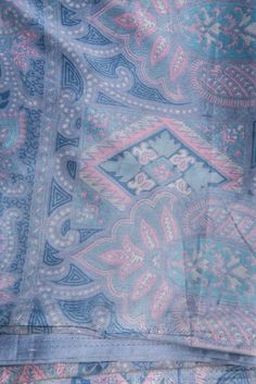 Vintage Rayon Saris 5 Metres Long - 03