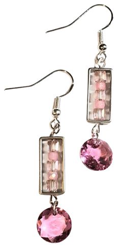 Pink Swarovski Cage Earrings Earth Beauty Jewelry 1151 These Pink Swarovski Cage Earrings are a lovely gift. It is a statement piece, imbued by you the giver, with love. This will make an excellent Christmas gift. All my jewelry is handmade, charged by the sun, and infused with my own unique blend of loving, healing intent. Materials: Ear hooks, Eye pins, Swarovski round crystals, bicones, silver-plated cage. Approx. 2 inches long. Only one available $33.99 Earth Beauty, Pink Swarovski, The Giver, Eye Pins, Swarovski Crystal Earrings, Say More, Ear Hook, Crystal Earrings, Lovely Gift