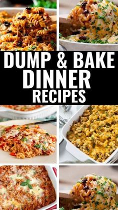 dump and bake dinner recipes