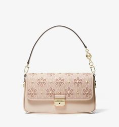 ⚛️100% Authentic Guarantee ⚛️ 👜Michael Kors - Bradshaw Small Embellished Logo and Leather Convertible Shoulder Bag 🍒Color is Ballet Multi 🎁Condition is New with Tags 🌷Size: 10.75”W X 5.88”H X 2.75”D 🏆Gold-tone hardware * Push Lock Closure * 7" Handle Drop * 1 Exterior Slip Pocket * Interior details: center slip pocket, center card slot * Dust Bag Included * 1.4 lbs * Leather * Imported 🏆🏆🏆🏆🏆High Quality 👍👍👍👍👍 Michael Kors Bradshaw Bag, Luxury Bags Collection, Girly Bags, Fancy Bags, Luxury Purses, Pretty Bags, Cute Purses, Cute Bags, Small Bag