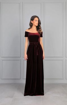 Off the Shoulder Burgundy Bridesmaid Velvet Gown High Quality | Etsy Bosnia and Herzegovina Velvet Dress Maxi, Velvet Bridesmaid Dress, Long Velvet Dress, Velvet Bridesmaid, Burgundy Velvet Dress, Velvet Dress Long, Velvet Bridesmaid Dresses, Burgundy Bridesmaid, Bridesmaid Dressing Gowns