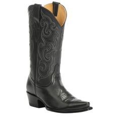 Cavender's Women's Black Ranchero Snip Toe Cowboy Boots | Cavender's Buckaroo Boots, Roper Boots, Hunting Boots, Mens Cowboy Boots, Western Boots Women, Cool Boots, Girls Boots, Cowgirl Boots, Lace Boots