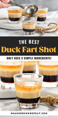 the best duck fart shot only uses 3 simple ingredients and it's so easy to make