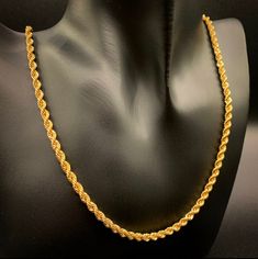 Gold Rope Chain For Men, Gold Bullion Bars, Gold Rope Chains, Neck Chain