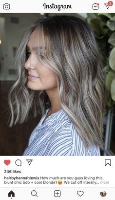 Chic Bob, Luxy Hair, Brown Hair Balayage, Cool Blonde, Hair Color And Cut, Hair Color Balayage, Hair Envy, Brown Hair Colors