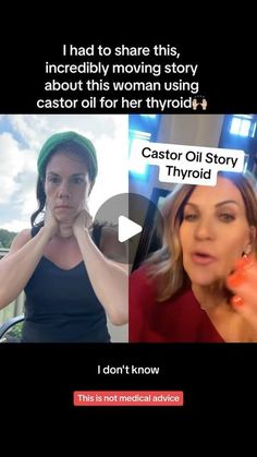 Melanie Sandford on Instagram: "Sharing all the castor oil testimonies that I possibly can. ❤️🙏🏼 this one was from last year. This is a pretty awesome testimony. Remember, this is not medical advice and I’m not a medical professional (this is a duet with Terrie Gal on TikTok) I had to share this incredibly moving story. Castor oil is priceless. There’s just no putting it into words how much this oil can and has helped so many people for a number of things. This is in no way medical advice, and people should always do their research and make sure that it’s something that they feel is right for them. #CastorOil  #Thyroid #HolisticHealth#castoroil #holistichealth #holistichealing #thyroidhealth" Armour Thyroid Before And After, Castor Oil Pack For Thyroid, Castor Oil For Thyroid, Castor Oil Pack Benefits, Gi Jane, Thyroid Healing, Chronic Pain Relief