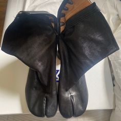 Womens Maison Margiela Tabi Boots Size 38.5 It Wear Is Shown, Only Flaw Is A Small Clicking Sound On One Of The Heels When Walking, Though Pretty Minor And Probably Fixable 2025 Predictions, Maison Margiela Tabi Boots, Margiela Tabi Boots, Boots With Heels, Maison Martin Margiela Shoes, Tabi Boots, Maison Margiela Tabi, Tabi Shoes, Margiela Tabi