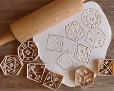 Dice Set of 6 RPG Medieval Fantasy Dnd D&D Dungeons and - Etsy D And D Gifts, Dungeons And Dragons Cookies, D&d Cookies, Dnd Stuff To Buy, D And D Party, D&d Accessories, Dnd Cookies, Dnd Themed Snacks, Dnd Food Party Ideas