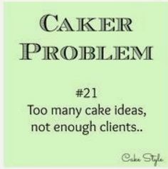 the words caker problem are written in black on a green background with an image of a