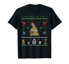 Disney Christmas Minnie Red Head Sweatshirt, Disney Princess Sweatshirts, Disney Princess Ugly Christmas Sweater, Beauty And The Beast Disney, Affordable Long Sleeve Disney T-shirt, The Beast Disney, Cheap Disney Long Sleeve T-shirt, Beast Disney, T Shirts For Girls