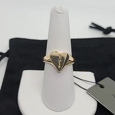 Nwt Ring Size 6 14k Gold-Plated Brass Smoke-Free Home, No Modeling Saint Jewelry, All Saints, Womens Jewelry Rings, Ring Size, Plating, Women Jewelry, Size 6, Brass, Ring