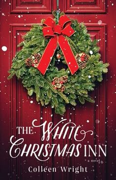 the white christmas inn by collen wright, book cover art for sale on amazon