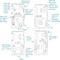 the floor plan for a living room and kitchen